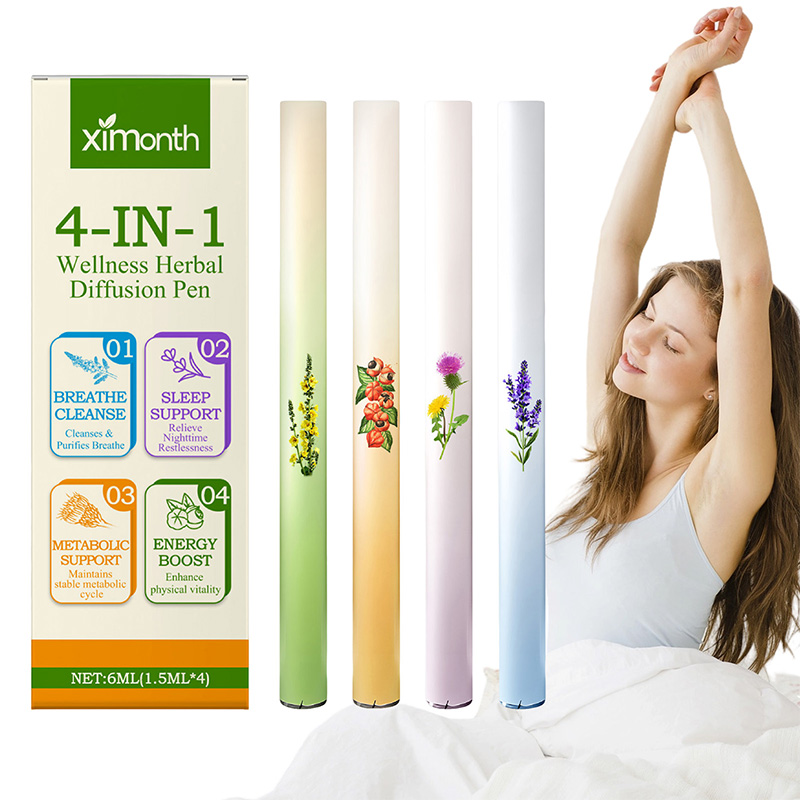 Herbal Wellness In - 4-In-1 Herbal Diffusion Pen Set Boosts