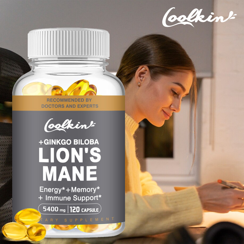 Coolkin Lion's Mane Mushroom E - Ginkgo Biloba Extract review and price